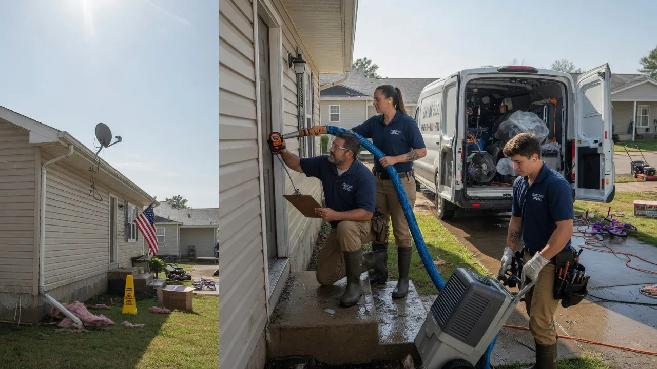 Ceiling Water Damage Restoration in Union City, OK near me